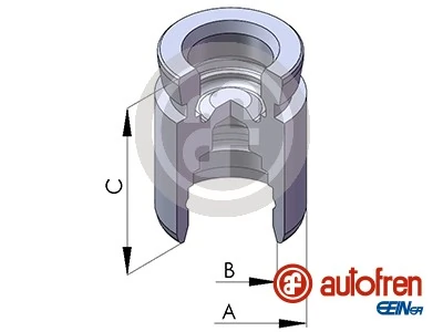 Piston, brake caliper